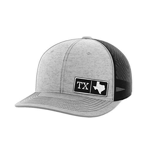 Texas Homegrown(HTH Grey/Black) - Adjustable Trucker Hats with Snapback