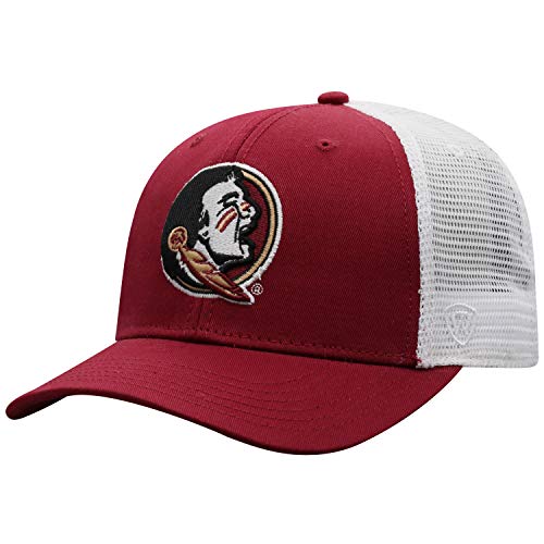 Top of the World Florida State Seminoles Men's Top of the World BB Trucker Hat Team Color Primary Icon, Adjustable