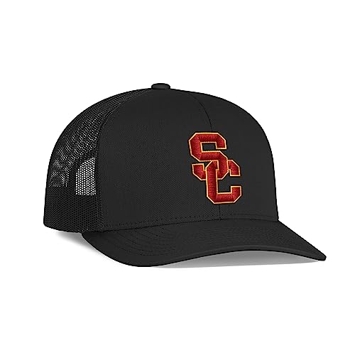 Pacific Headwear Standard USC Men's Trucker Snapback Cap, Main