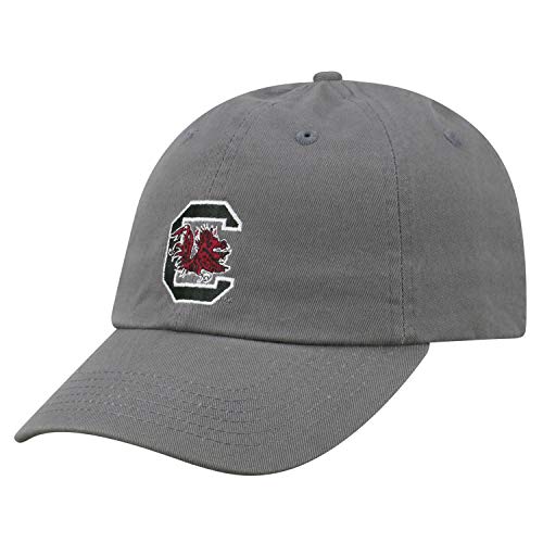 Top of the World South Carolina Fighting Gamecocks Men's Adjustable Relaxed Fit Charcoal Icon hat, Adjustable