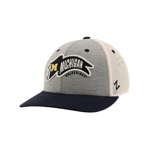 Zephyr Standard NCAA Officially Licensed Hat Snapback Estate Renown, Gray, One Size