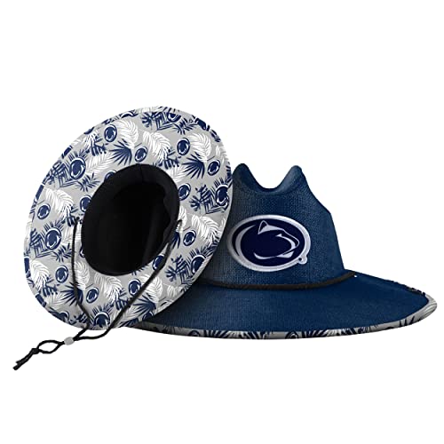 FOCO Penn State Nittany Lions NCAA Team Color Straw Hat