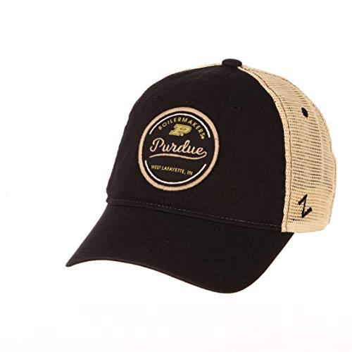 NCAA Zephyr Purdue Boilermakers Mens Lager Relaxed Hat, Adjustable, Primary Team Color