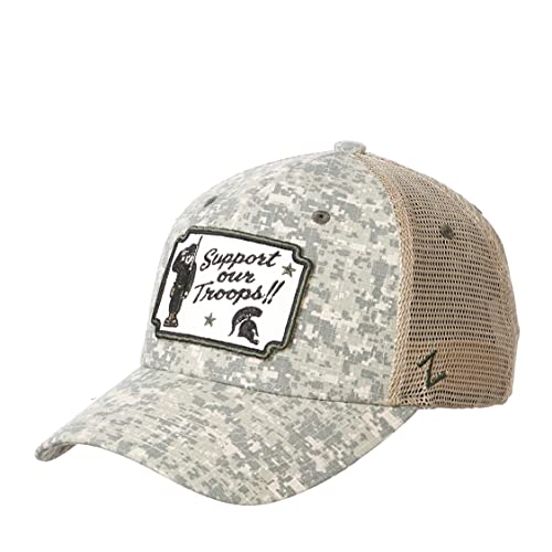 Zephyr NCAA Michigan State Spartans Mens Hat Operation Hat Trick Vet, Michigan State Spartans Camo, Adjustable