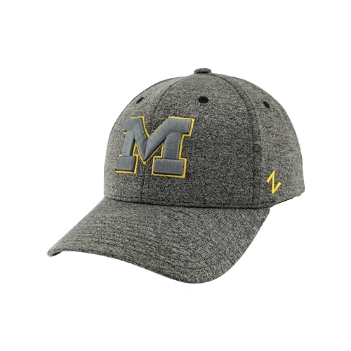 Zephyr Men's Standard NCAA Officially Licensed Hat Somber Fog, Heather Gray, Medium