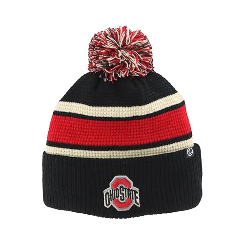 Zephyr Standard NCAA Officially Licensed Beanie Waffle Knit, Team Color