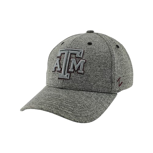 Zephyr Men's Standard NCAA Officially Licensed Hat Somber Fog, Heather Gray