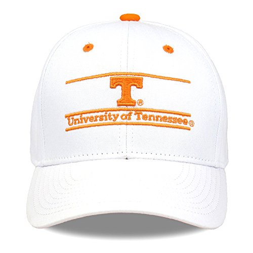 NCAA Tennessee Volunteers Unisex NCAA The Game bar Design Hat, White, Adjustable