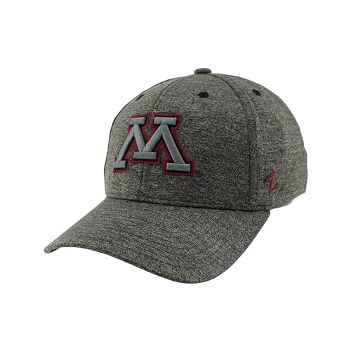 Zephyr Men's Standard NCAA Officially Licensed Hat Somber Fog, Heather Gray, Medium