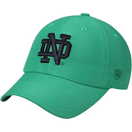 Notre Dame Fighting Irish Kelly Green Top Adjustable ND Staple Hat/Cap - Campus Hats