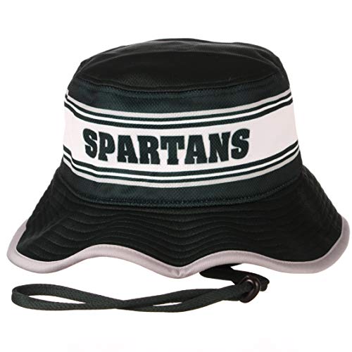 Zephyr Football Standard Bucket Hat Panorama, Michigan State Spartans Forest Green, Large (7 3/8-7 1/2")