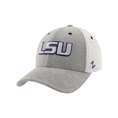 Zephyr Men's Standard NCAA Officially Licensed Hat Fitted Chaser Typhoon, Gray