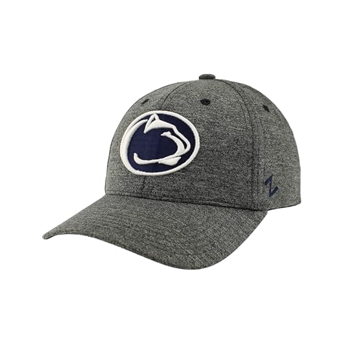 Zephyr Men's Standard NCAA Officially Licensed Hat Somber Fog, Heather Gray