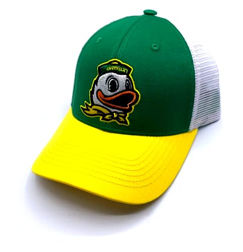 Oregon University Hat Classic Mesh Trucker Embroidered Team Logo Adjustable Cap