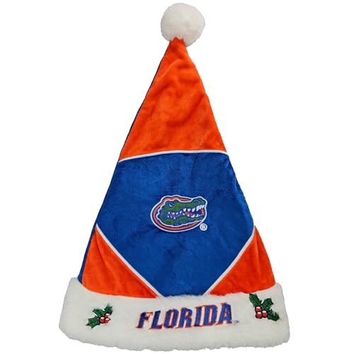 FOCO University of Florida – Collector's Edition Gators Santa Hat – Represent The Blue, Orange and White - Show Your SEC Spirit with Officially Licensed NCAA Holiday Fan Apparel and Gift