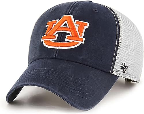 '47 NCAA Trawler Mesh Clean Up Adjustable Hat, Adult One Size Fits All (Auburn Tigers)