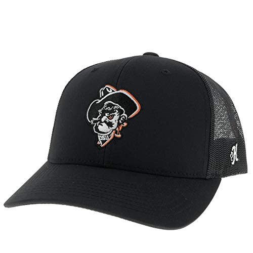 HOOEY Men's Officially Licensed Collegiate Adjustable Snapback Hat (Oklahoma St. - 7061t-bk) Black