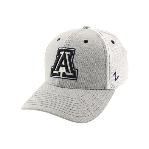 Zephyr Men's Standard NCAA Officially Licensed Hat Fitted Chaser Typhoon, Gray