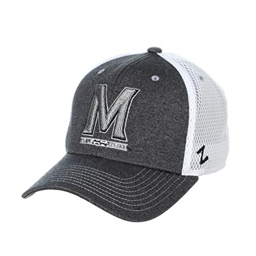Zephyr Men's Fitted Hat Sugarloaf, Charcoal, Large