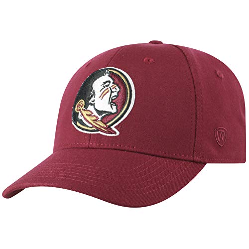 Top of the World Florida State Seminoles Men's Premium Collection One-Fit Memory Fit Hat Team Color Icon, One Fit