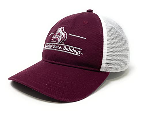 The Game/MV Sports Mississippi State Bulldogs Trucker Hat Relaxed Mesh Mississippi State Classic Trucker Cap