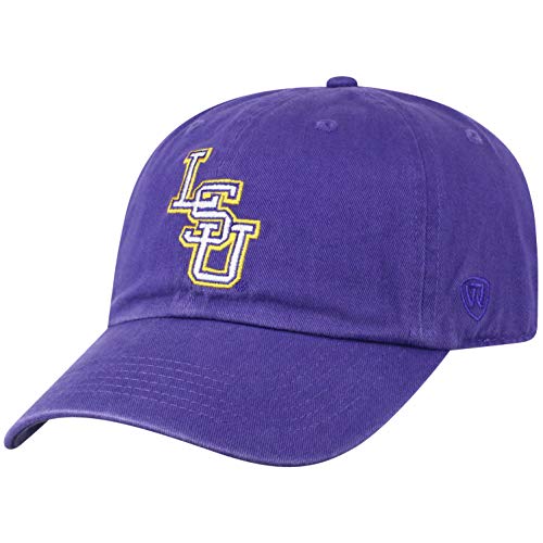 Top of the World Lsu Tigers Men's Adjustable Relaxed Fit Team Icon hat, Adjustable