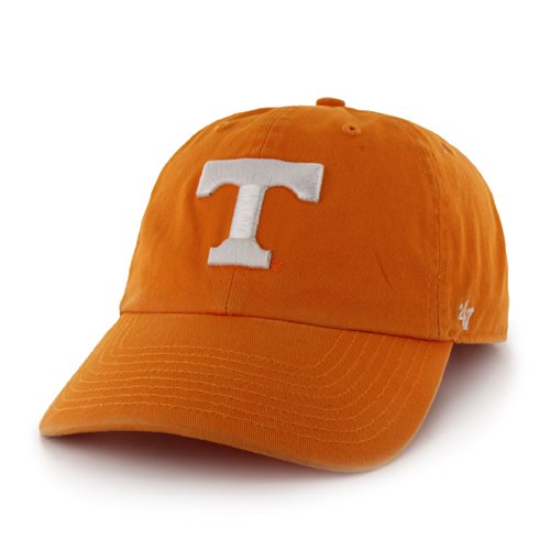 NCAA Tennessee Clean Up Adjustable Cap, Vibrant Orange 1, One Size