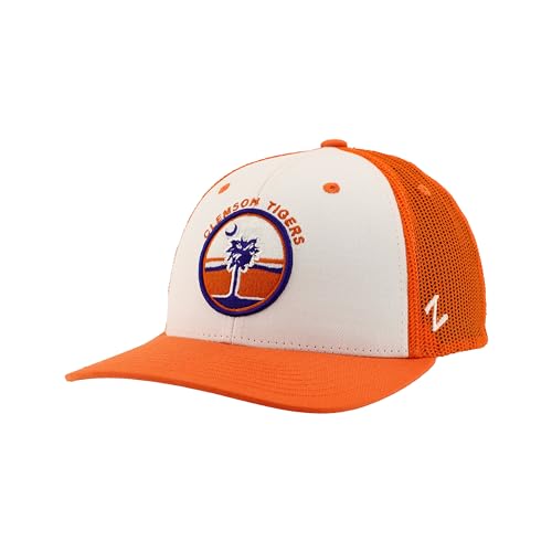 Zephyr Standard NCAA Officially Licensed Trucker Hat Clemson Tigers, Team Color