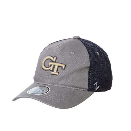 Zephyr Men's Standard NCAA Officially Licensed Adjustable Hat Gray University, One Size