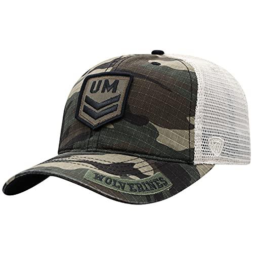 Michigan Wolverines Men's Standard OHT Shield UM Woodland Mesh Adjustable Hat - Campus Hats
