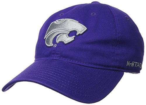 NCAA Kansas State Wildcats Relaxed Cotton Caps, One Size, Purple