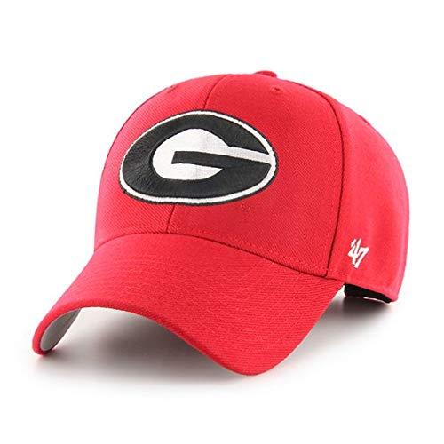 Georgia Bulldogs Mens MVP Red Unstructured Adjustable Hat - Campus Hats