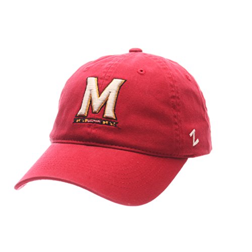 NCAA Zephyr Maryland Terrapins Mens Scholarship Relaxed Hat, Adjustable, Team Color
