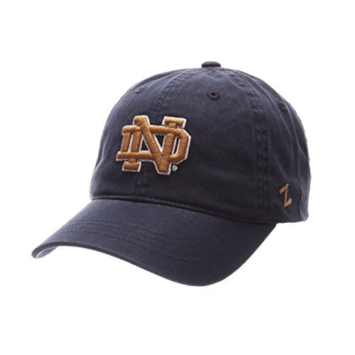 NCAA Zephyr Notre Dame Fighting Irish Mens Scholarship Relaxed Hat, Adjustable, Team Color