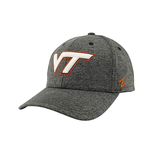 Zephyr Men's Standard NCAA Officially Licensed Hat Somber Fog, Heather Gray