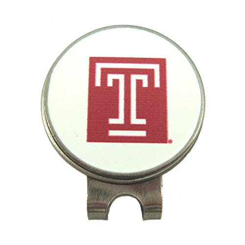 Temple Owls Hat Clip with Double Sided Golf Ball Marker