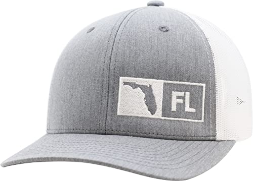 Trucker Hat - Florida (Heather/White) One Size