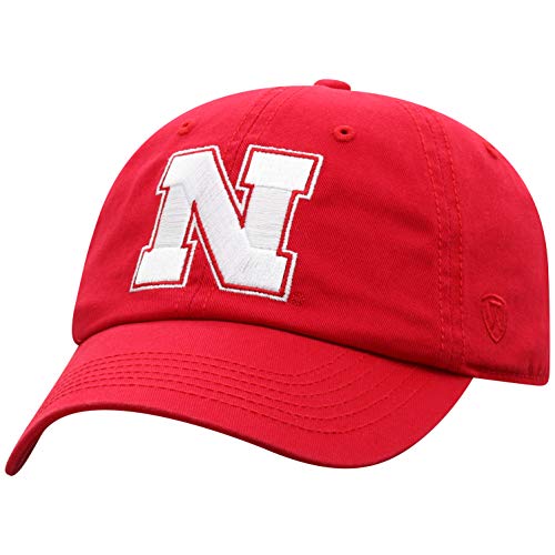 Nebraska Cornhuskers Men's Adjustable Relaxed Fit Team Icon Red Adjustable Hat