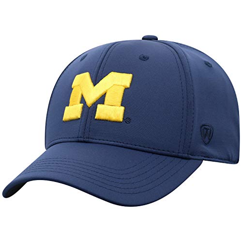 Top of the World Michigan Wolverines Men's One Fit Phenom Team Icon hat, Adjustable