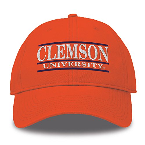 The Game Unisex-Adult's Standard Bar Design Twill Hat, Orange, Adjustable