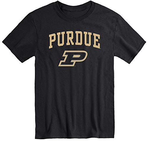 Barnesmith Purdue University Boilermakers Short-Sleeve T-Shirt, Heritage, Black, Medium
