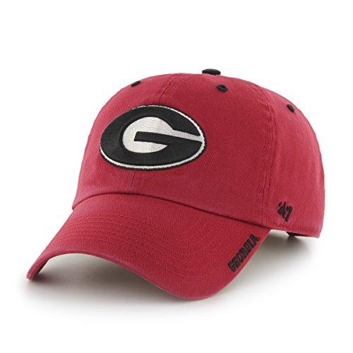 Georgia Bulldogs Ice Red Clean Up Adjustable Hat, One Size, - Campus Hats