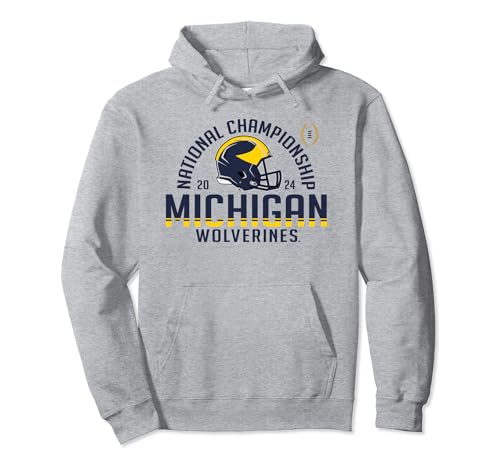 Michigan Wolverines 2024 CFP National Championship Arch Pullover Hoodie