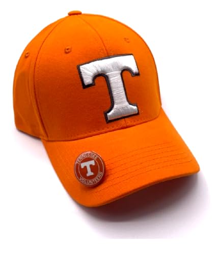 Officially Licensed Tennessee University Classic MVP Hat Adjustable Vols Team Logo Structured Cap (Orange)