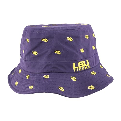 Zephyr Standard NCAA Officially Licensed Bucket Hat Gilligan Scatter, Team Color, Large