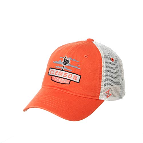 NCAA Clemson Tigers Mens Knoxville Relaxed Hat, Primary Team Color, Adjustable