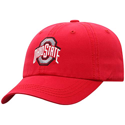Top of the World Ohio State Buckeyes Men's Adjustable Relaxed Fit Team Icon hat, Adjustable