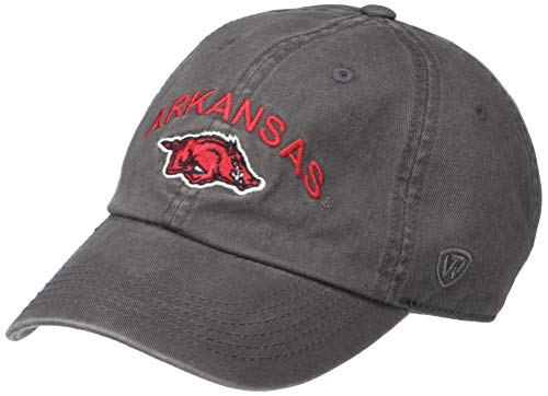Top of the World Arkansas Razorbacks Men's Adjustable Relaxed Fit Charcoal Icon hat alt, Adjustable