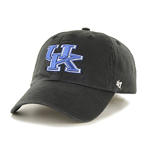 University Of Kentucky Wildcats Black Clean Up Hat, One Size
