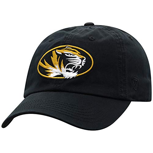 Top of the World Missouri Tigers Men's Adjustable Relaxed Fit Team Icon hat, Adjustable